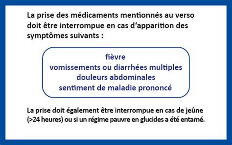 Sick Day Rules Card Société Suisse Dendocrinologie Et De Diabétologie