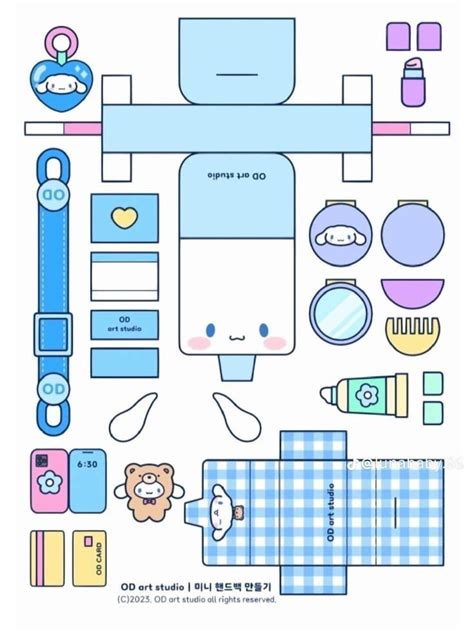 The Paper Doll Is Made Up Of Various Items