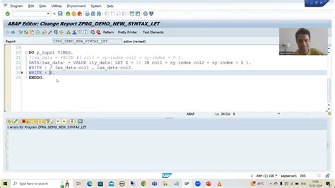 23 Sap Abap New Syntax Let Expression Part3 Youtube