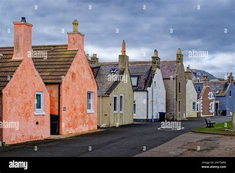 Whitehills Aberdeenshire Scotland A Small Fishing Village Colourful