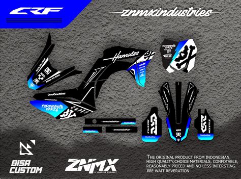 Decal Crf 150 Full Body Hologram Bisa Ganti Nama Nomor Lazada Indonesia