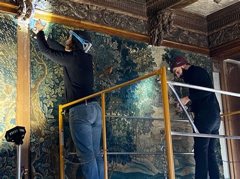 Conservation Of Mr Vanderbilts Tapestries Us National Park Service