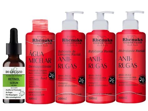 Kit Peeling Ácido Retinóico Concentrado Efeito Botox 5un Max Love