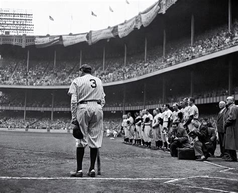 Babe Ruth Farewell Photograph By Mountain Dreams Fine Art America