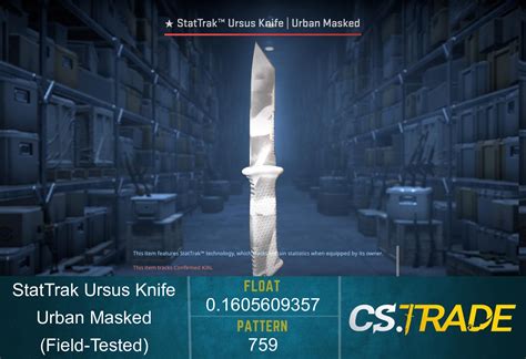 Ursus Knife Urban Masked Cs Skin