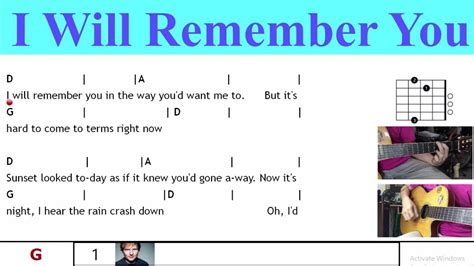 I Will Remember You Ed Sheeran Guitar Lesson Chords With Capo