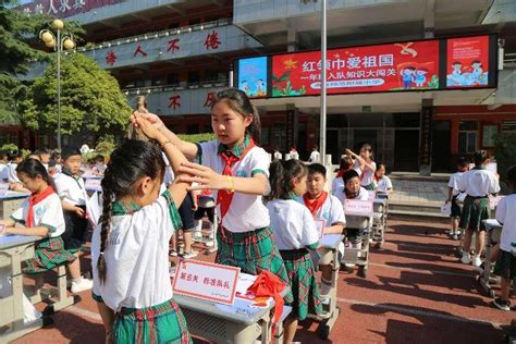 你好，红领巾！萧县师范附属小学开展少先队新队员入队闯关考核活动安青网