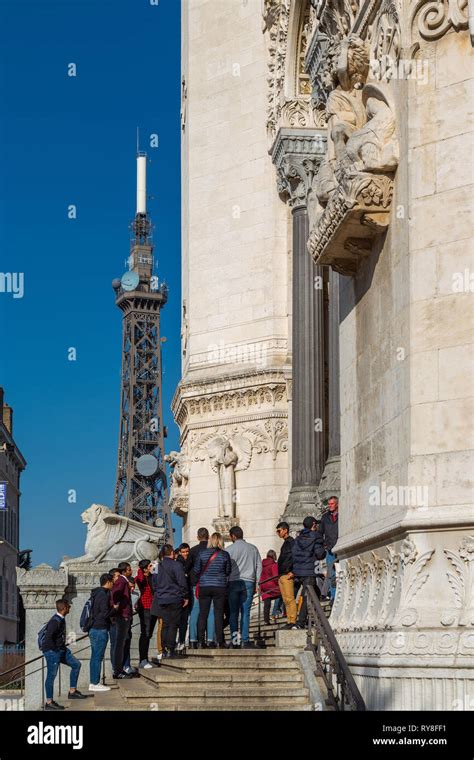 Basílica de Nuestra Señora de Fourvière en Lyon Fotografía de stock Alamy