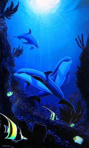 Life in the Living Sea by Wyland - Dolphins in the Ocean | Wyland ...
