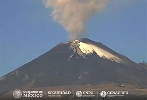 Popocat Petl Registra Nueva Explosi N El Siglo De Torre N