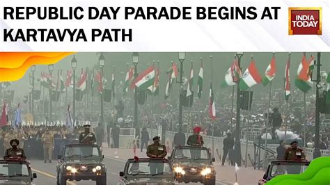 Watch Republic Day Parade Begins With Winners Of Param Vir Chakra