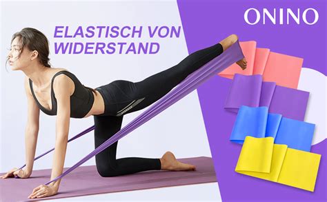 ONINO FitBeast Terra Band4er Set Fitnessbänder Terrabänder Resistance