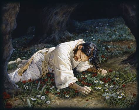 Jesus Praying In The Garden Of Gethsemane Lds