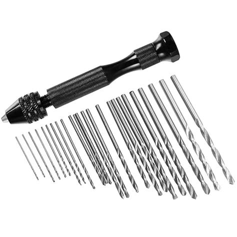 Pcs Pin Vise Hand Drill Bits Finegood Pcs Micro Mini Twist Drill