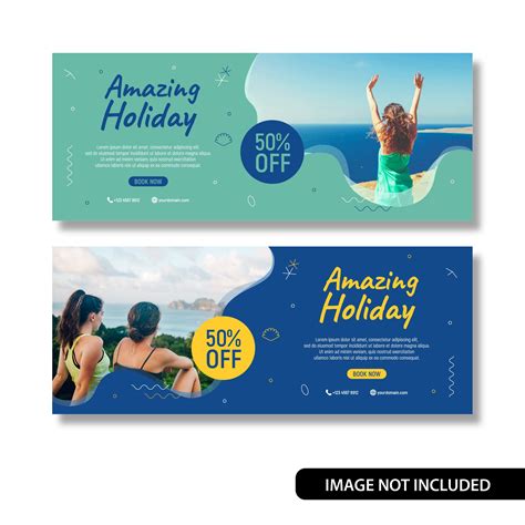 Travel Holiday Vacation Post Banner Adventure Logo Design Holiday