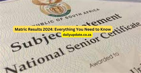 How To Check 2023 Matric Results Online Daily Update