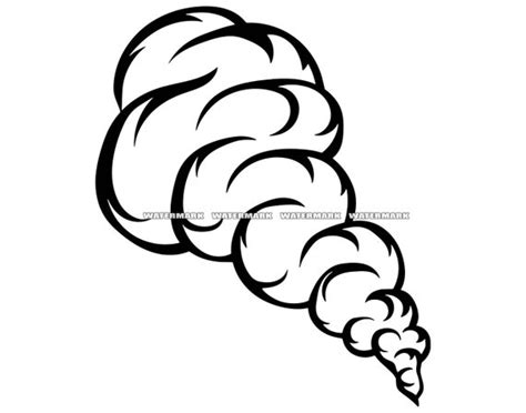 Smoke Cloud SVG 2 Smoke Cloud DXF Smoke Cloud PNG Smoke | Etsy