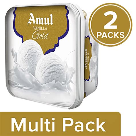 Buy Amul Ice Cream Gold Vanilla Online At Best Price Of Rs 460