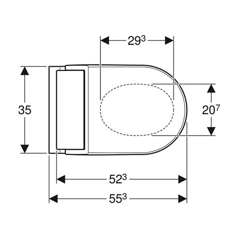 Sanita Bid Suspensa Aquaclean Tuma Classic Branco Geberit