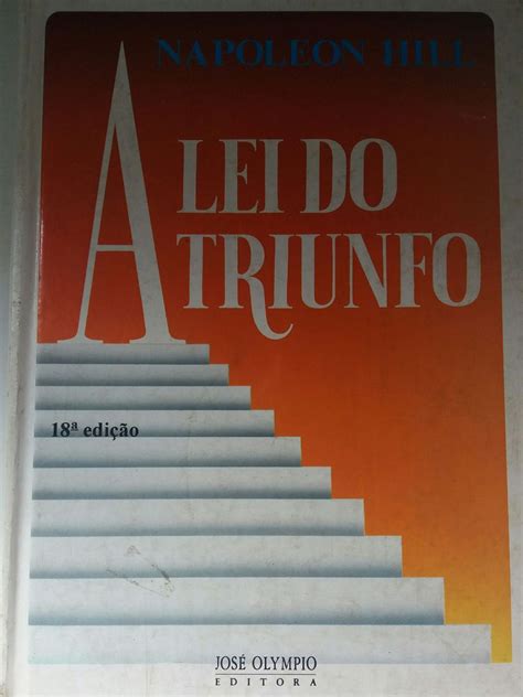 Livro A Lei Do Triunfo De Napoleon Hill Livro Usado 19845094 Enjoei