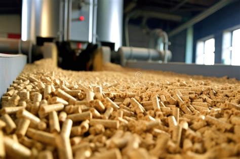 Production De Granulés De Bois De Biomasse Biocombustible à L usine