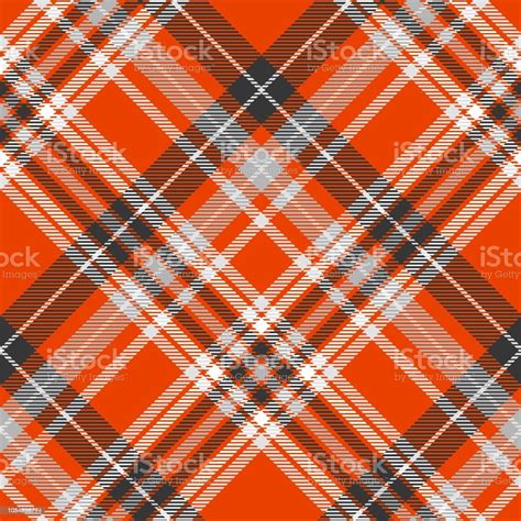 Seamless Plaid Pattern In Red Black Gray And White Stock Illustration