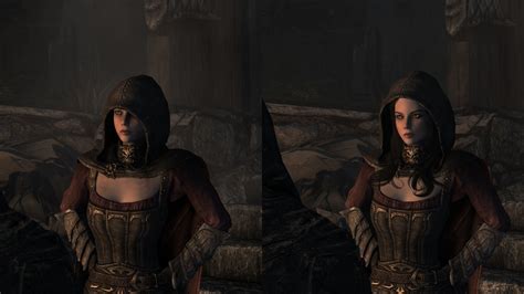 Hood Plus Hair for Seranaholics イマージョン Skyrim Special Edition Mod