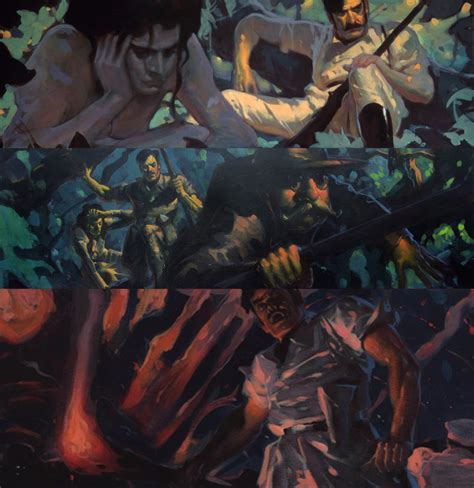 The Art Behind The Magic : Tarzan concept art by John Watkiss