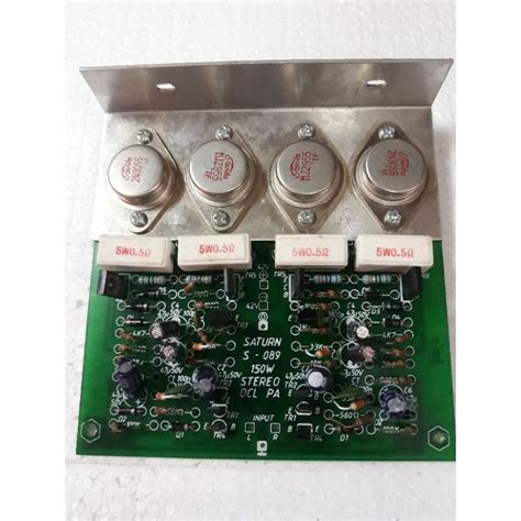 Jual Kit Ocl Watt Power Amplifier Stereo Shopee Indonesia