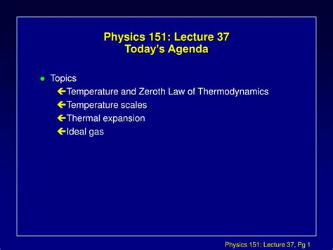 PPT Physics 151 Lecture 37 Todays Agenda PowerPoint Presentation