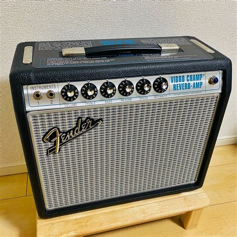 ほぼ Fender 68 Custom Vibro Champ Reverb フェンダー 5w チューブアンプ 付属品完備フェンダー