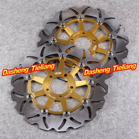 Pcs Mm Front Brake Disc Rotors For Kawasaki Zxr Zx R