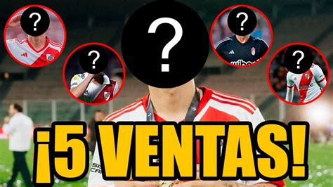 SE VAN DE RIVER 5 JUGADORES que se irían VENDIDOS en este MERCADO