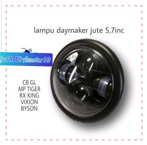 Lampu Depan Daymaker Jute Led 5 7 Inc Led 4 Titik Universal All Motor