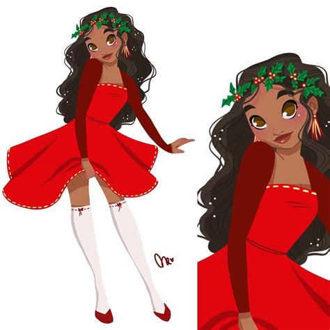 Christmas Princesses ️ Moana Moana Disney Disneyprincess