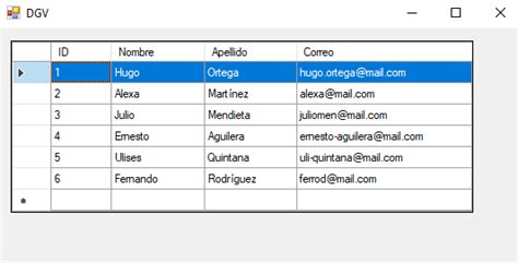 Cómo seleccionar una fila de un Datagridview