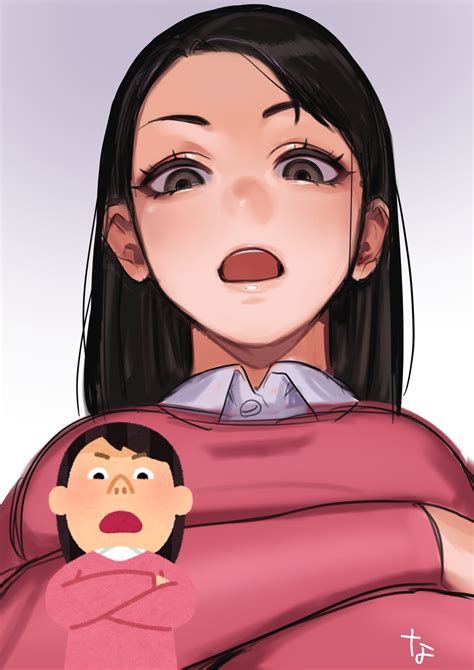 The Big Imageboard Tbib 1girl Black Hair Brown Eyes Crossed Arms