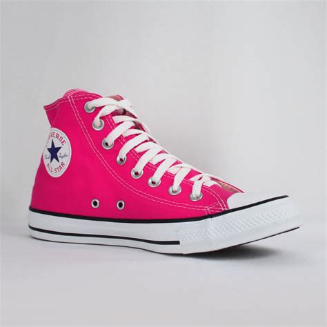 Tênis Converse Chuck Taylor All Star Rosa Choque Cano Longo