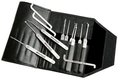 Multipick ELITE 27 piece Professional Lock Pick Set + Case