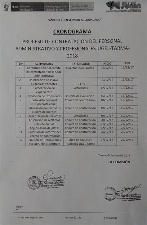 RELACIÓN DE PLAZAS VACANTES PARA CONTRATO DE PERSONAL ADMINISTRATIVO Y