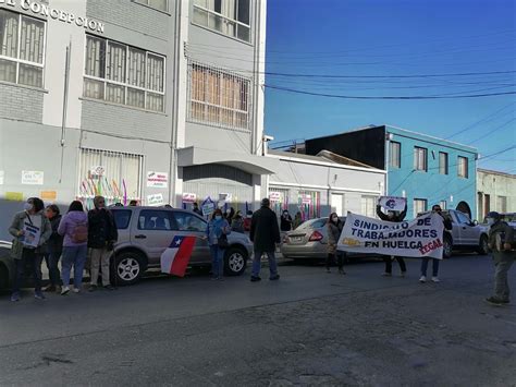 Trabajadores As Del Colegio Bautista De Concepci N Iniciaron La Primera