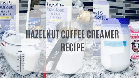 Homemade Hazelnut Coffee Creamer Recipe Simply Delicious