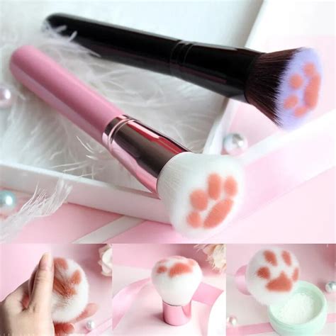 Милая кошачья лапа кисти для макияжа разных форм Kawaii кисть для ...