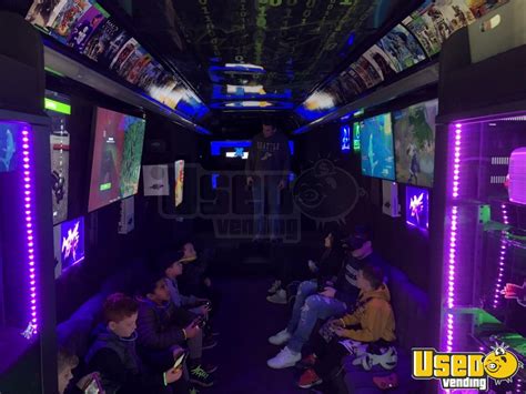 Huge 2004 Gillig Mobile Gaming Party Bus Video Game Truck For Sale