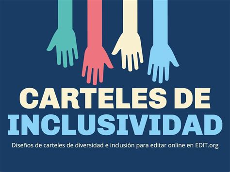 Carteles Para La Educaci N Inclusiva En El Aula Personalizables