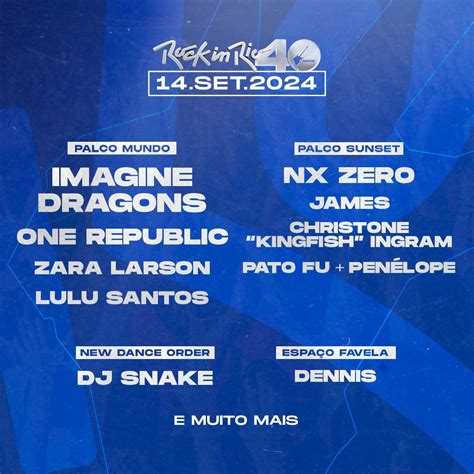 Excurs O Rock In Rio Imagine Dragons Set Rio De Janeiro Rj