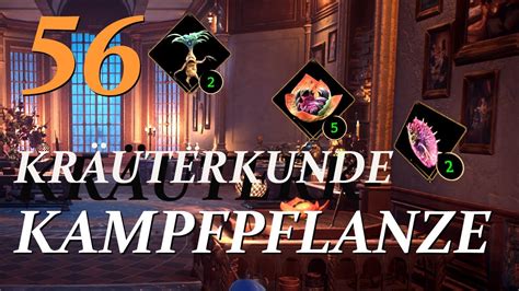 56 Kräuterkunde Kampfpflanzen Hogwarts Legacy Gameplay Deutsch YouTube