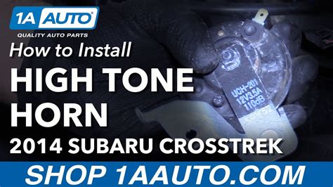 How To Replace High Tone Horn 14 17 Subaru XV Crosstrek YouTube