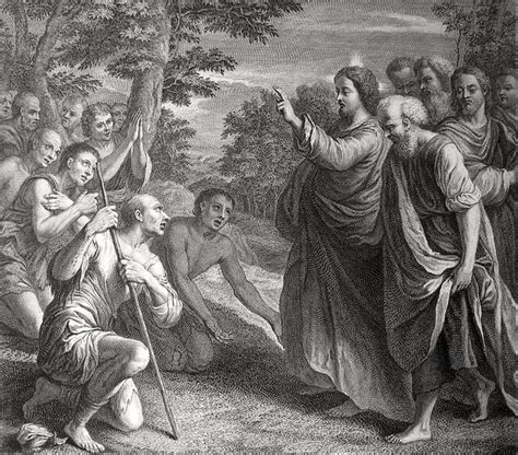 Luke In The Phillip Medhurst Collection Christ Heals The Ten Lepers