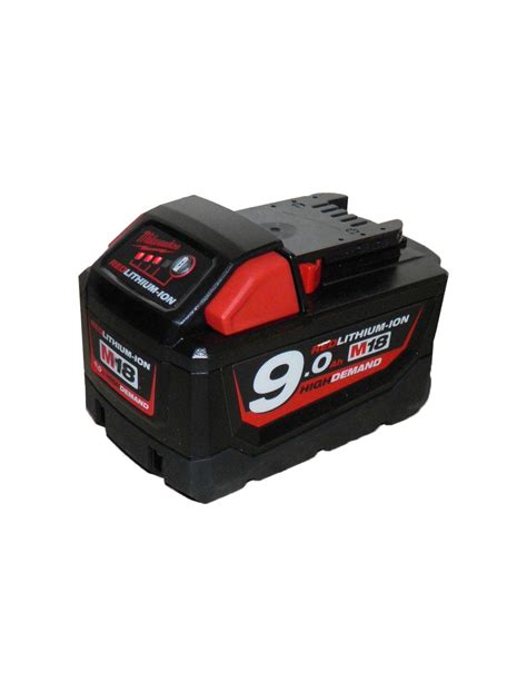 Batterie MILWAUKEE M18 9Ah 18V Li Ion M18B9 Jo Tools